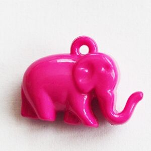 Akryyliriipus Norsu 23x17x9mm vaalea pinkki, 1 kpl