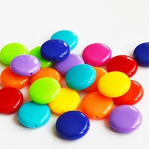 Akrüülhelmes 14x5mm mix, 20 tk
