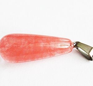 Cherry kvarts ripats sünteetiline kivi 30x11mm, looduslik, 1 tk