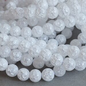 Kvarts 10mm sünteetiline, mõraline valge, 1 tk