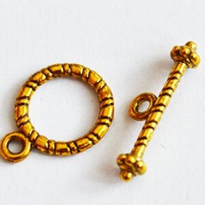 Ant.kuldne kinnis 16x13mm, 2 tk