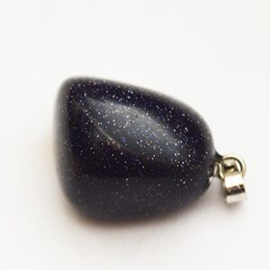Kuldne Liivakivi 25x17mm sünteetiline tumesinine, 1 tk