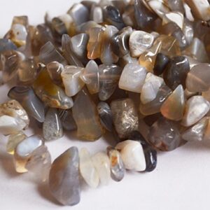Botswana Ahhaat chipsid 6-18mm looduslik, nööril u 84cm (u 170-180 tk), 1 tk