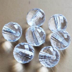 Akrüülhelmes 16mm läbipaistev, lihvitud, ava 2,5mm, 1 tk