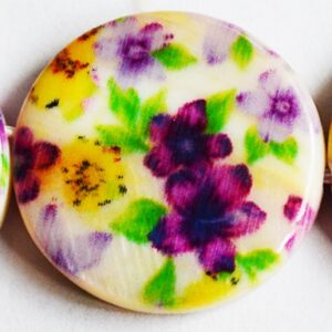 Pärlikoja ketas 20mm, ava 0,8mm, 1 tk