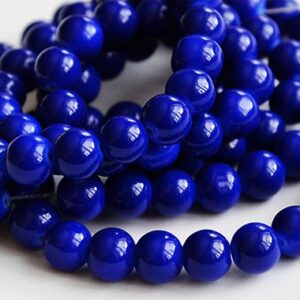 Klaashelmes ümar 10mm värvitud tumesinine, ava 1,6mm,  10 tk