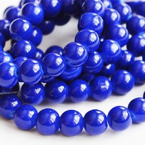 Klaashelmes ümar 10mm värvitud tume lillakassinine, ava 1,6mm,  10 tk