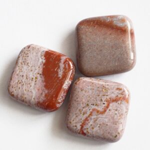 Ookeani Jaspis 20x20mm looduslik, 3 tk.