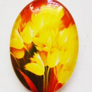 Klaaskamee  25X18mm, 1 tk