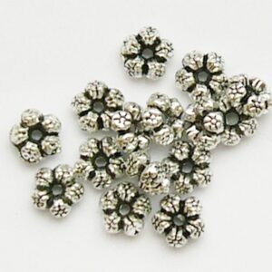 Antiikkipatina metallihelmi 7,5mm, reikä 1mm, 10 kpl