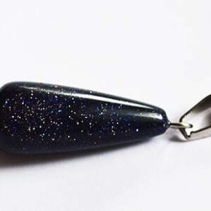 Kuldne Liivakivi ripats 30x11mm, sünteetiline, värvitud, pakis 1 tk