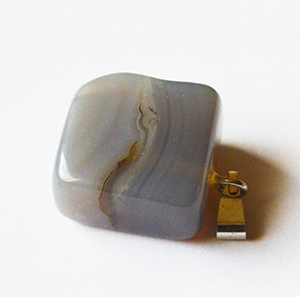 Ahhaat ripats 24x15mm looduslik värvitud, 1 tk