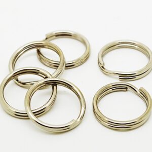 Võtmerõngas 15x2mm, värv plaatina, 1 tk