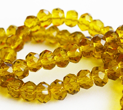 Lihvitud rondell 6x4mm, pakis 16 tk.
