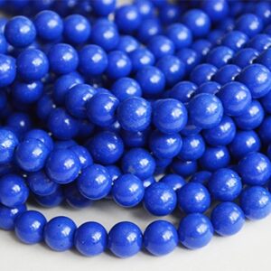 Lapis Lazuli 8mm sünteetiline sinine, ava 1mm, pakis 10 tk