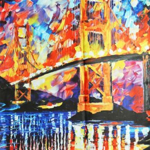 Kašmiirpehme narmastega sall 185x70cm, Kuulsate 19 sajandi kunstnike maalid  - 1 tk.  Saatmine pakiautomaadi kaudu.