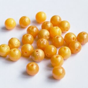 Akrüülhelmed 6-7mm, ava 1mm, beež, pakis 25 tk