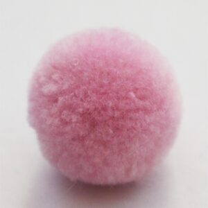 Polüestervillast pom-pom pall 20mm lillakasroosa, 1 tk.  Ei saa saata liht- ega tähitud maksikirjaga.