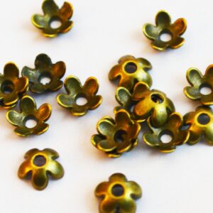 Helmihattu ant.pronssi 6mm, pakkaus 20 kpl