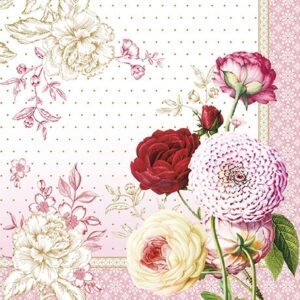 Salvrätik 33x33cm Lilled, 1 tk