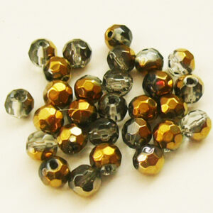 Kuldse hallikirju klaashelmes 6 mm, 1 tk