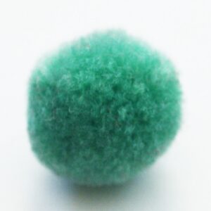 Polüestervillast pom-pom pall 20mm sinakasroheline, 1 tk.  Ei saa saata liht- ega tähitud maksikirjaga.