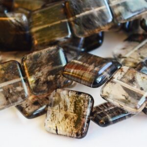 Kvarts 20x20mm sünteetiline kivi, 4 tk