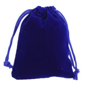 Kinkekott 9x7cm tumesinine velvet - 1 tk