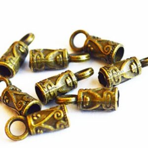 Ant.pronks paelaotsik 14x5,5mm, sobib paelale 3,5mm, 2 tk