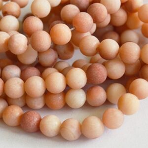 Jadeiit 8mm looduslik matistatud värvitud, 1 tk