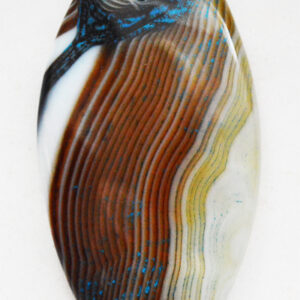 Akaatti riipus 51x33mm, 1 kpl