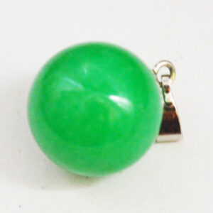 Malaisia Jadeiit ripats 19х13mm, looduslik, värvitud, 1 tk