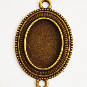 Korulinkki kapussille 18x13mm, pronssinvärinen, 1 kpl