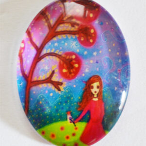 Klaaskamee 40x30mm, 1 tk