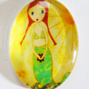 Klaaskamee 40x30mm, 1 tk