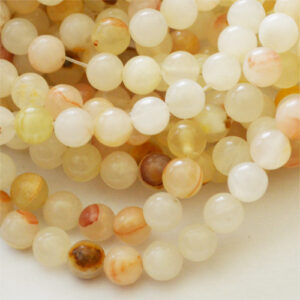 Jadeiit 8mm, looduslik kivi, ava 1mm, pakis 12 tk