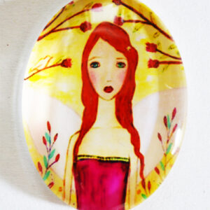 Klaaskamee 40x30mm, 1 tk