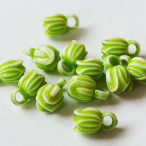 Akrüülripats Kelluke 14,4x9,4mm roheline, 1 tk