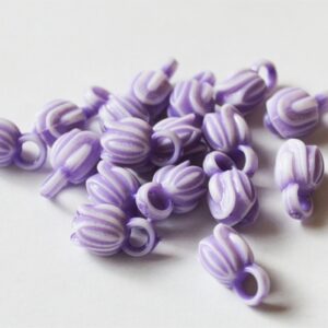 Akrüülripats Kelluke 14,4x9,4mm lilla, 1 tk