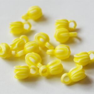 Akrüülripats Kelluke 14,4x9,4mm kollane, 1 tk