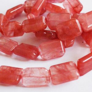 Cherry kvarts 20x14mm, sünteetiline, 1 tk