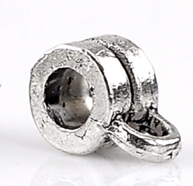 Hõbedane ripatsihaak 9x6mm, ava 4,3mm, 1 tk