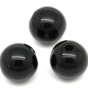 Akrüülhelmes 8mm must, pakis 20 tk