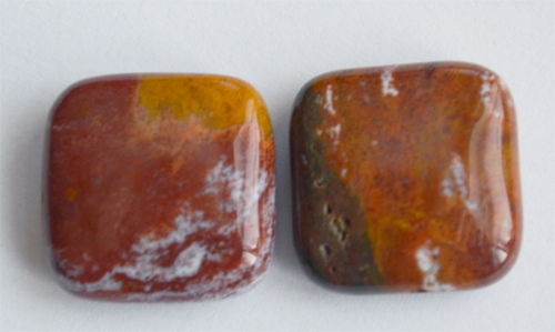 Ookeani Jaspis 20x20mm looduslik, 2 tk.