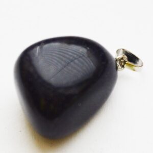 Tumesinine liivakivi ripats 26x17mm, 1 tk