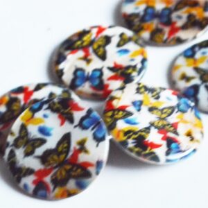 Pärlikoja ketas 30mm Liblikas, 1 tk