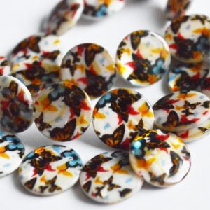 Pärlikoja ketas 14mm Liblikas, 1 tk