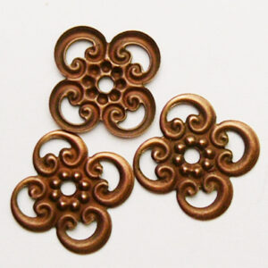 Ant.vaskne õhuke metallhelmes 13x13 mm, 1 tk