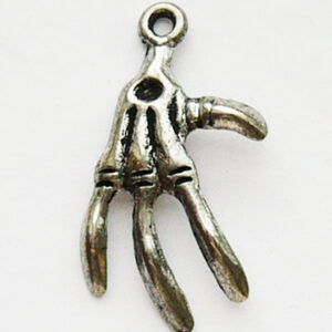 Ant.hõbedane metallripats kämmal 32x19mm, 1 tk