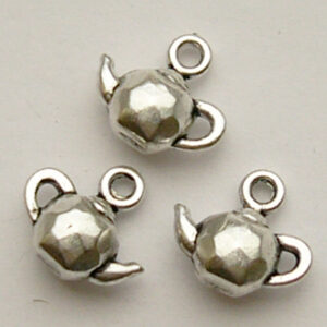 Ant.hõbedane metallripats Teekann 12x11 mm, 1 tk